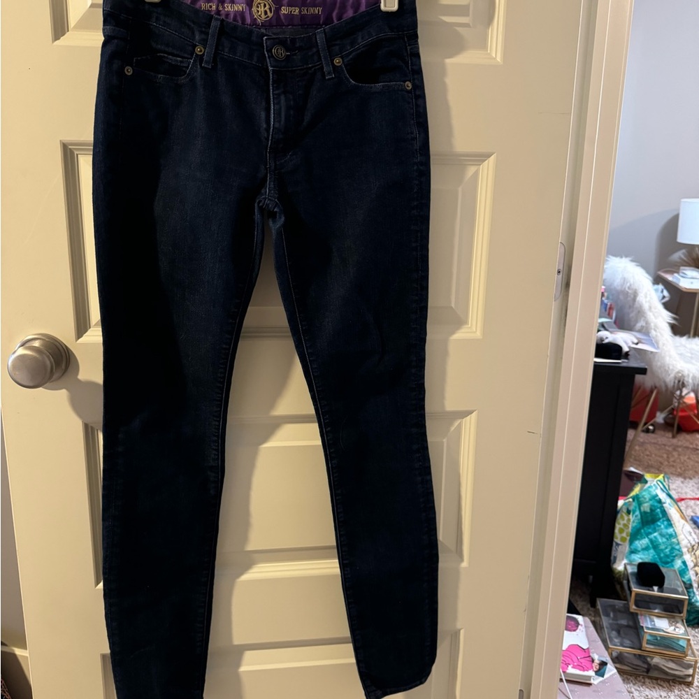 Rich & Skinny Jeans Women’s Size 27 Dark Wash